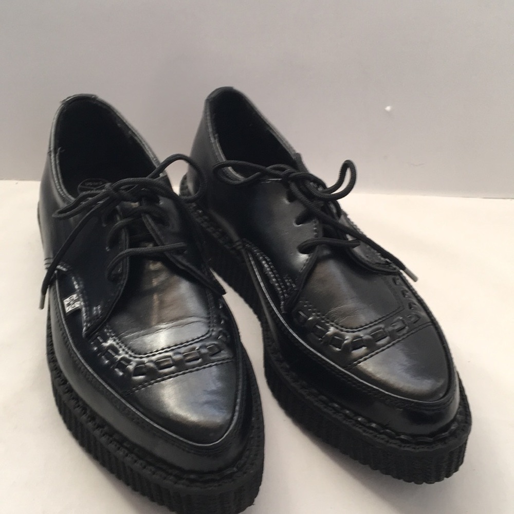 TUK Black Platform Shoes